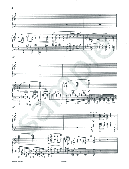 Piano Concerto  Sheet Music