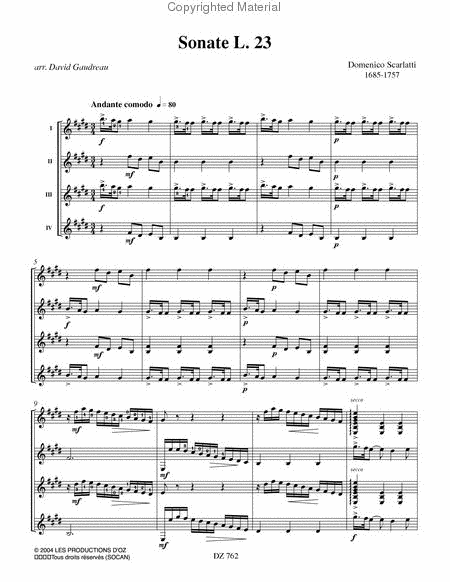 Sonate L. 23