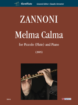Book cover for Melma Calma for Piccolo (Flute) and Piano (2005)