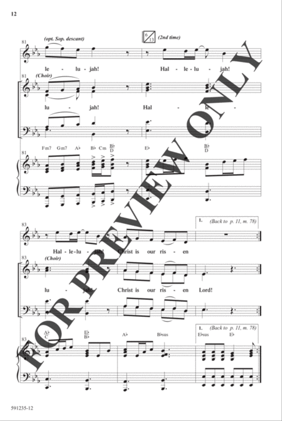 New Easter Anthem Pak Vol 2 - Anthem Preview Pak Hymn Anthems scores gallery preview page 13
