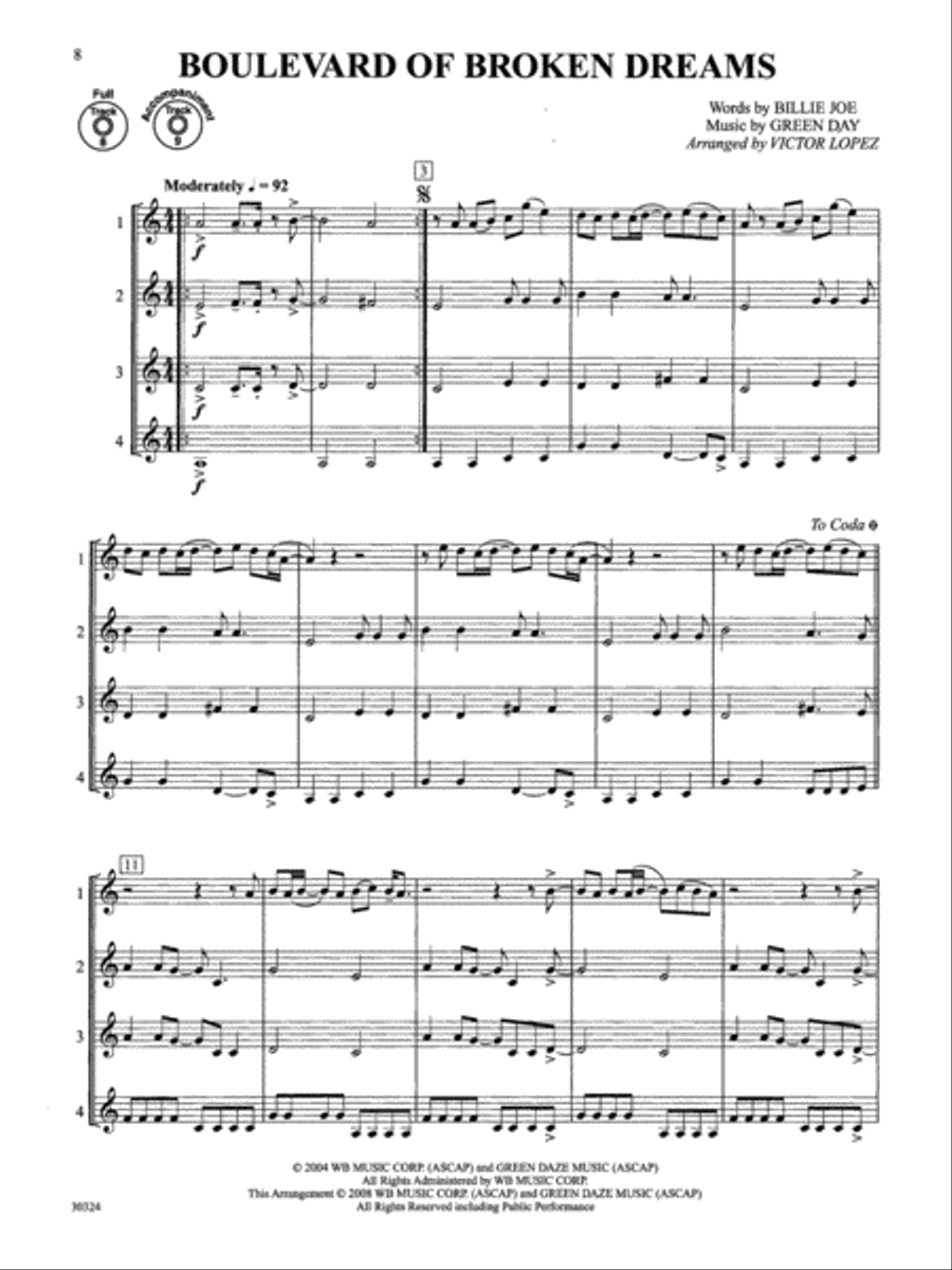 Flex-Ability More Pops -- Solo-Duet-Trio-Quartet with Optional Accompaniment Small Ensemble scores gallery preview page 3
