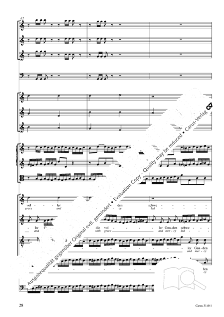 O Lord, we come to praise thee 4-Part scores gallery preview page 29