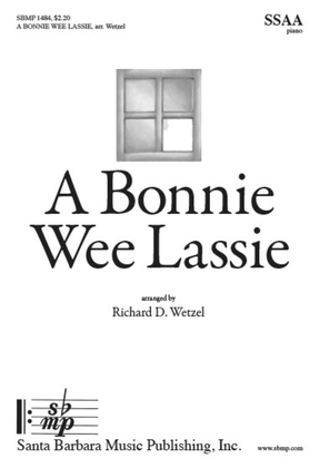 Book cover for A Bonnie Wee Lassie - SSAA Octavo