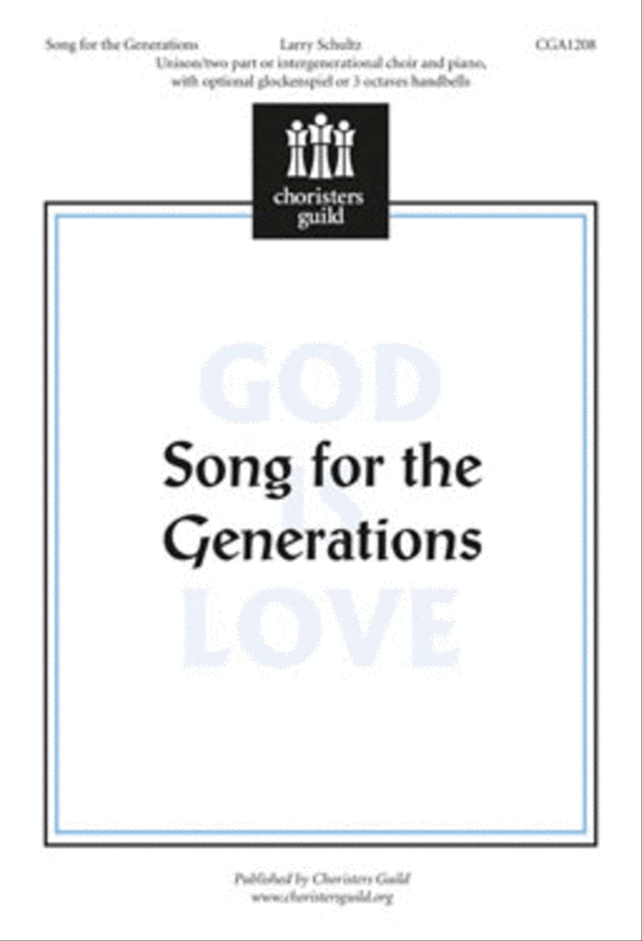 Song for the Generations 2-Part scores gallery preview page 1