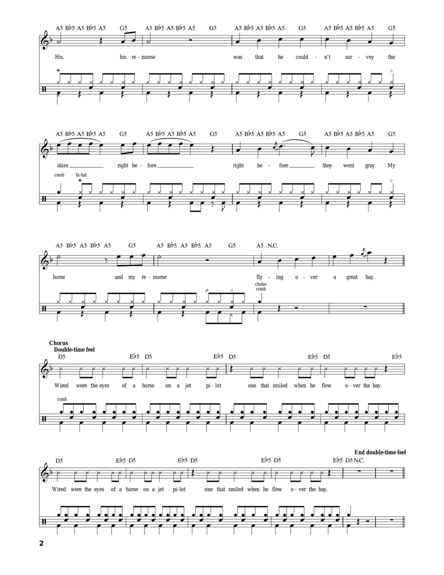 Jet Pilot Jet Pilot Drum Set scores gallery preview page 2