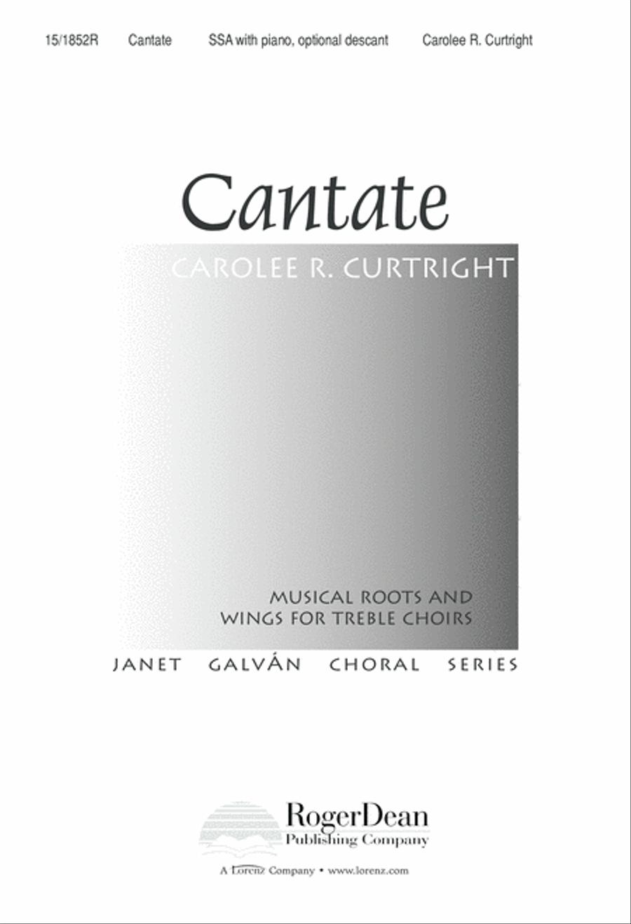 Cantate SSA scores gallery preview page 1