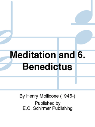 Book cover for Beatitude Mass: 5. Meditation and 6. Benedictus