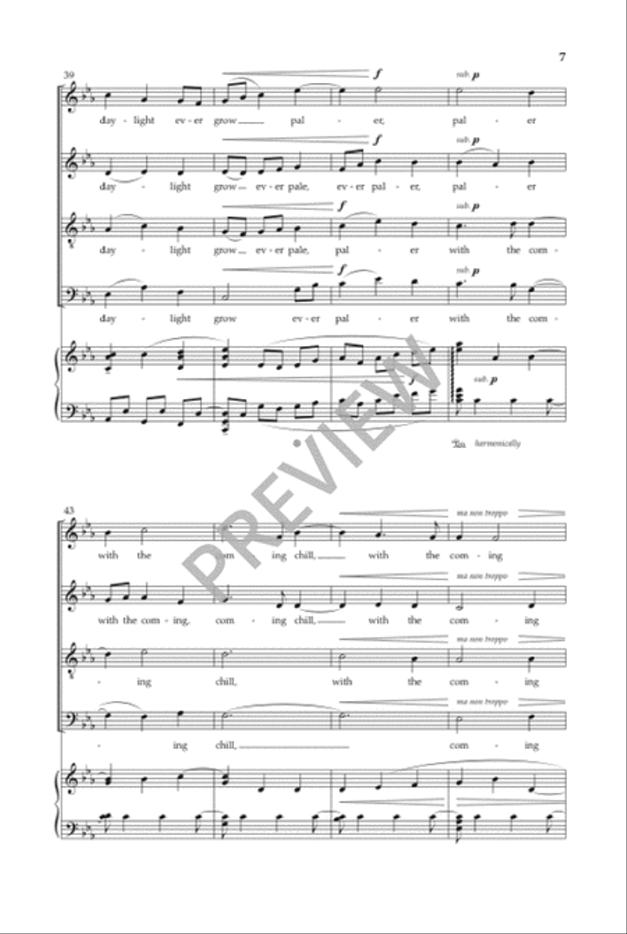 October Sun 4-Part scores gallery preview page 8