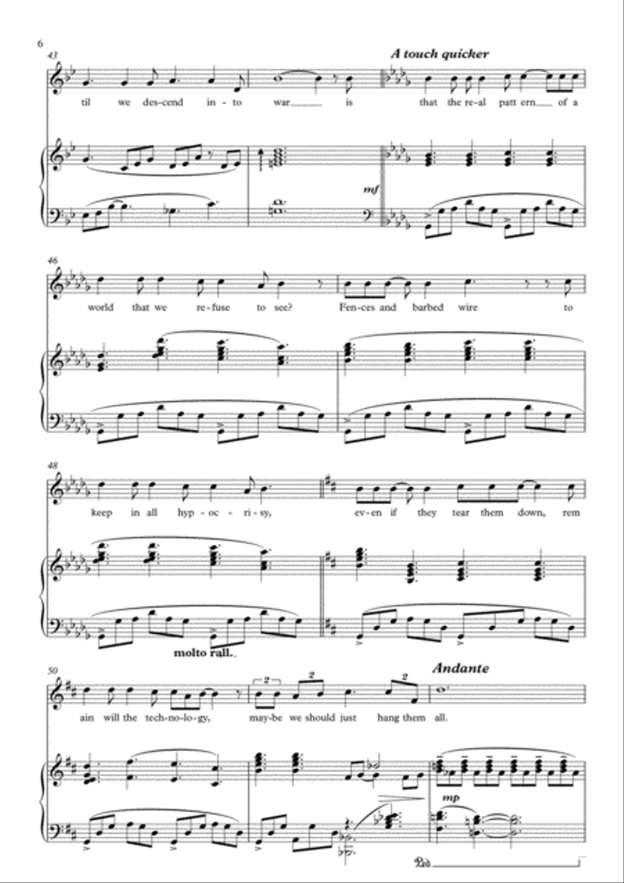 Apology to a Child Apology to a Child Voice scores gallery preview page 6
