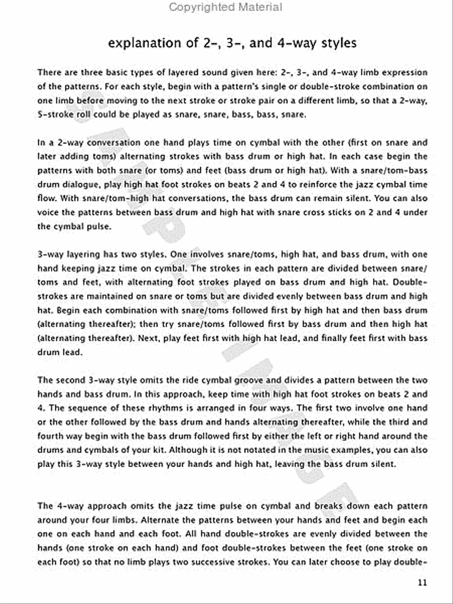 Dancin' on the Time Percussion scores gallery preview page 5