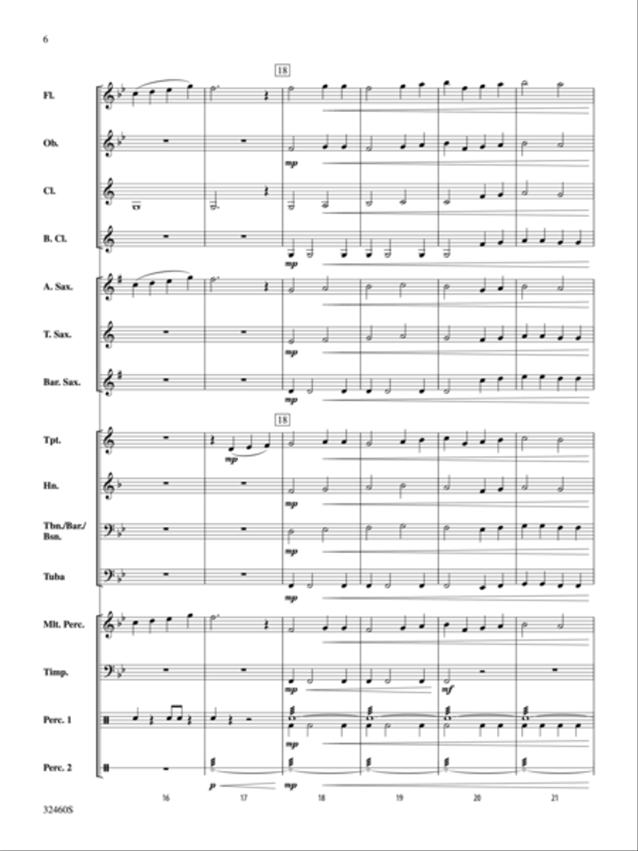Freedom Finale Concert Band scores gallery preview page 5