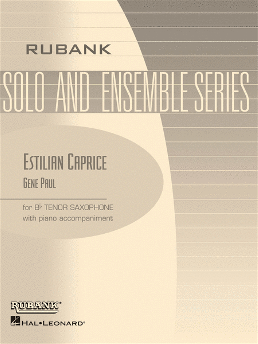 Estilian Caprice Tenor Saxophone scores gallery preview page 1