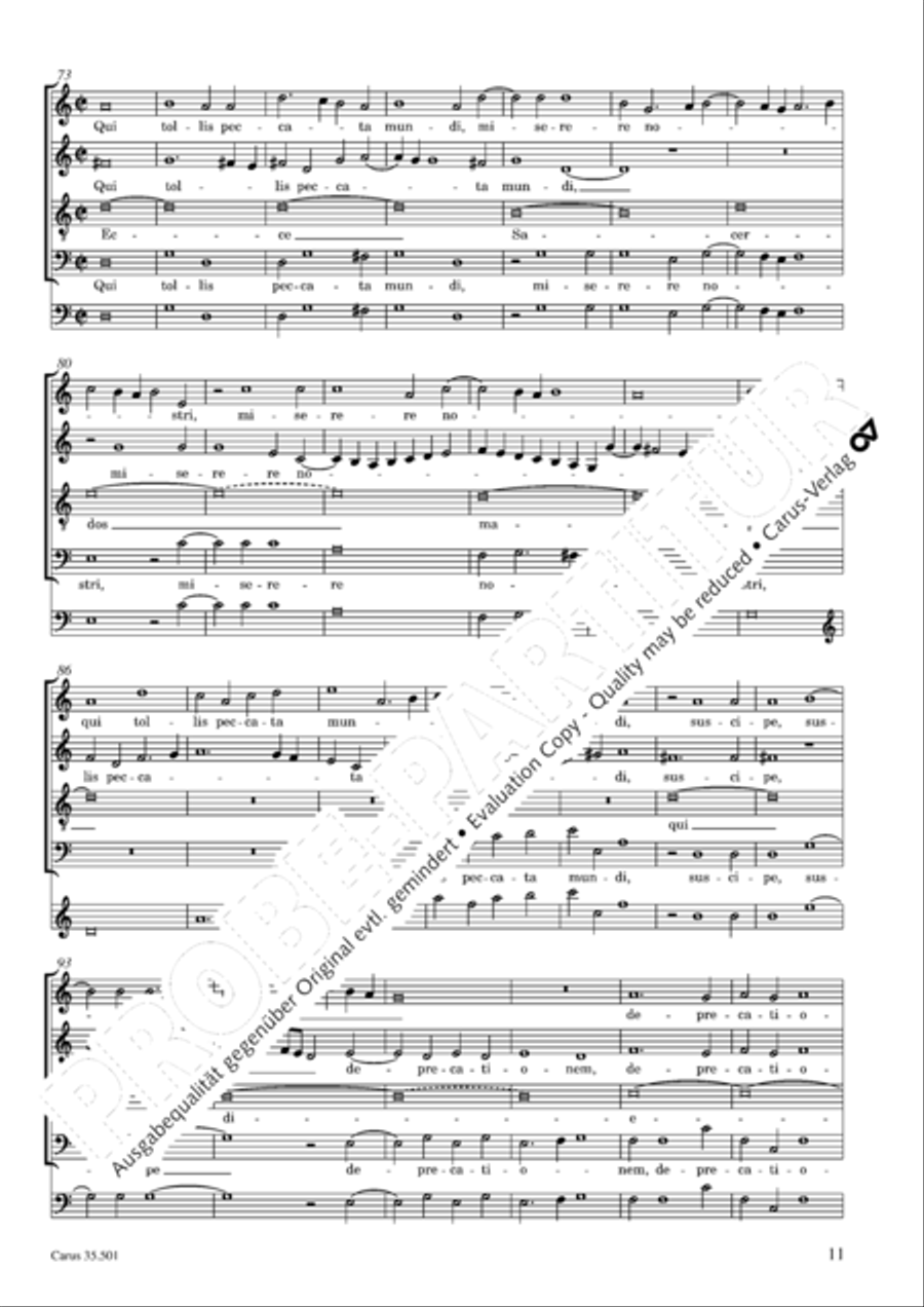 Palestrina: Masses and individual movements Score scores gallery preview page 26