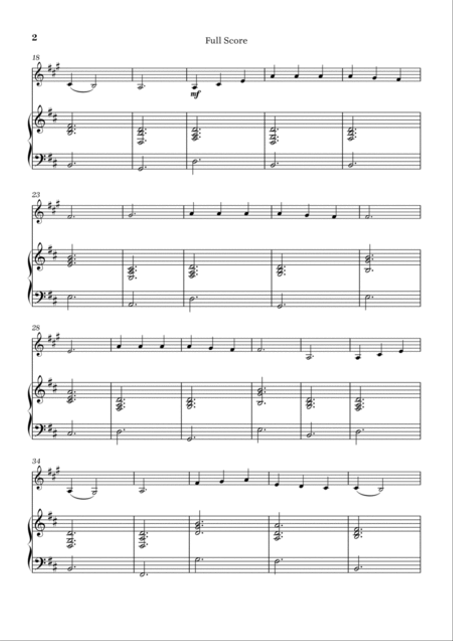 Wonderful, Merciful Savior Horn scores gallery preview page 2