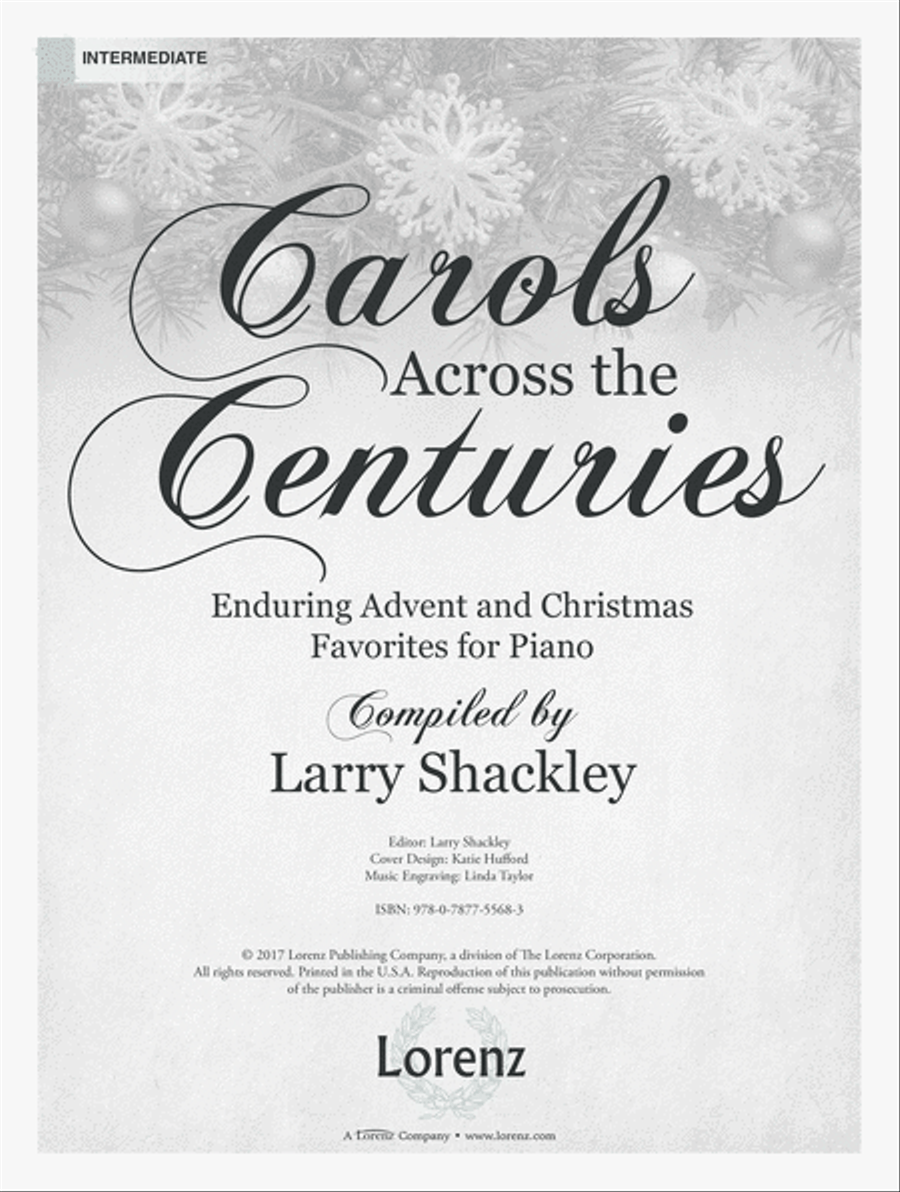 Carols Across the Centuries (Digital Delivery) Piano Solo scores gallery preview page 1