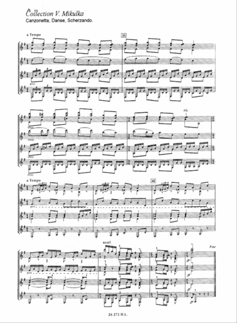Divertimento Guitar Ensemble scores gallery preview page 2