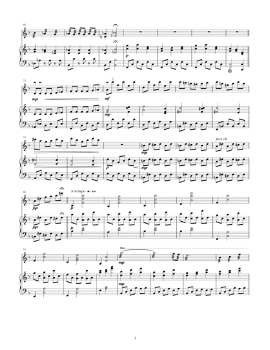 White Dress Chamber Music scores gallery preview page 3