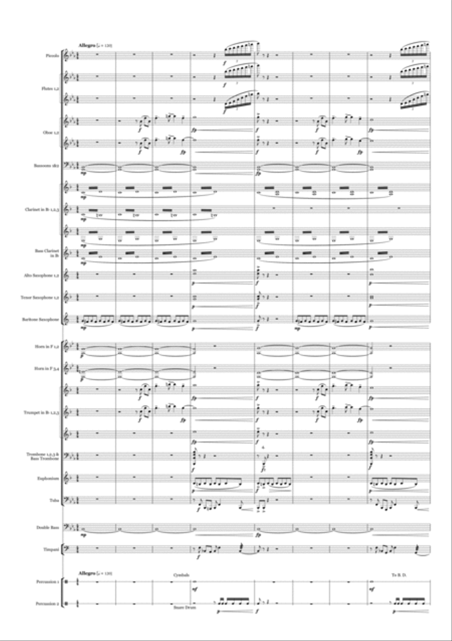 Concert Overture No.2 Concert Band scores gallery preview page 3