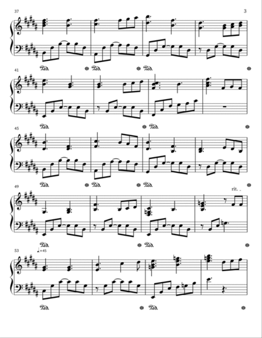 Before you Piano scores gallery preview page 3