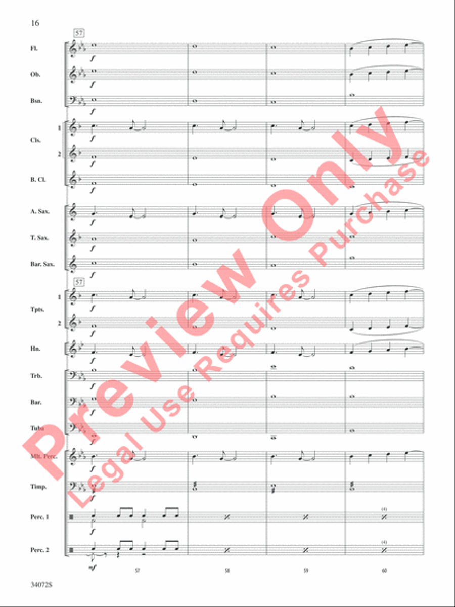 1, 2, 3, 4 1, 2, 3, 4 Concert Band scores gallery preview page 17