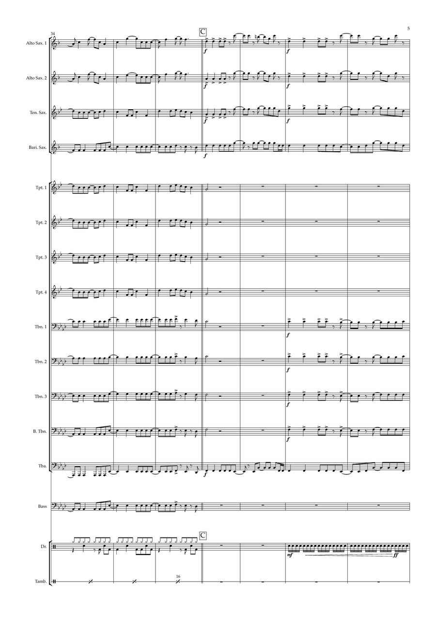 Good 4 U Good 4 U Jazz Ensemble scores gallery preview page 5