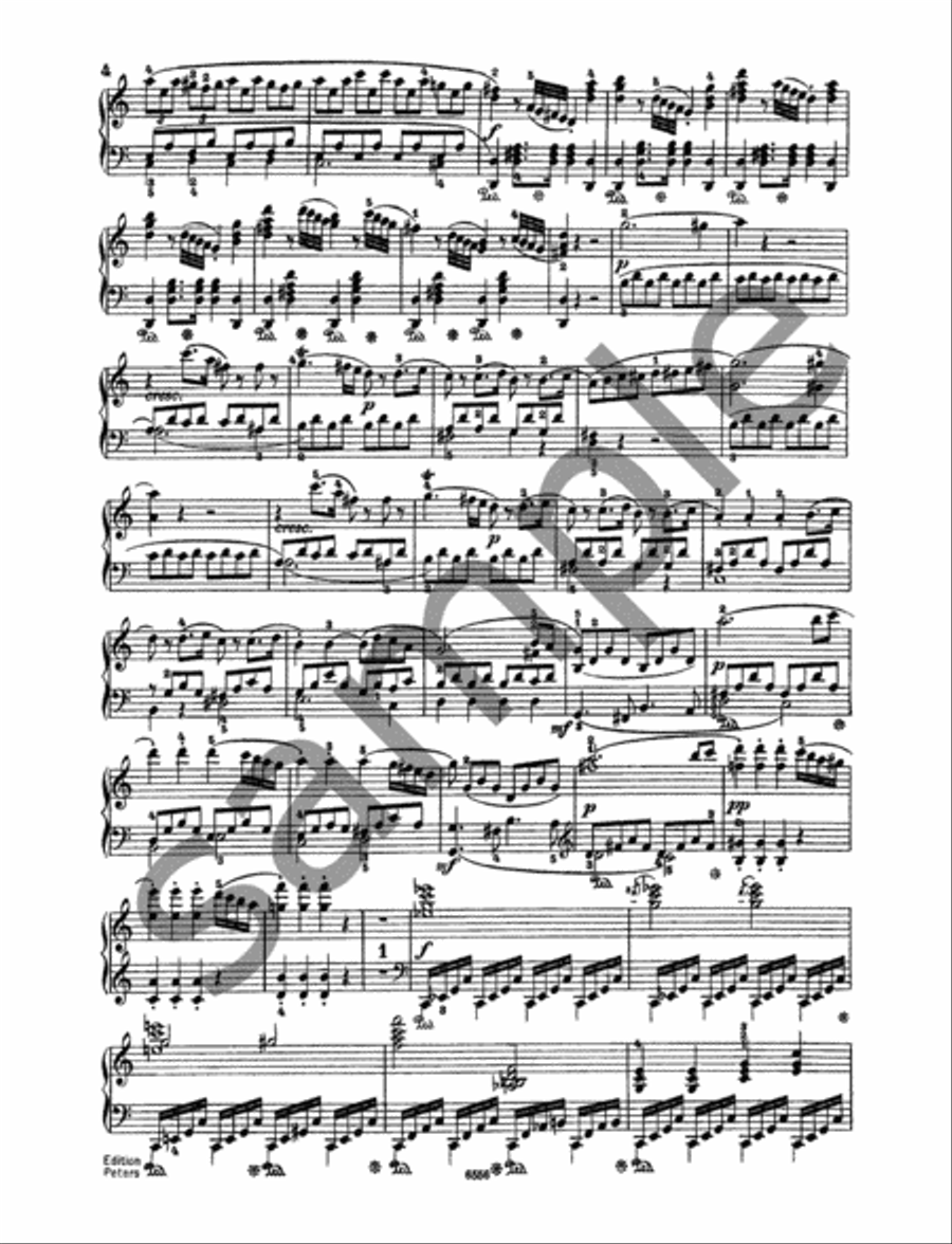 6 Symphonies (Arranged for Piano) Piano scores gallery preview page 4