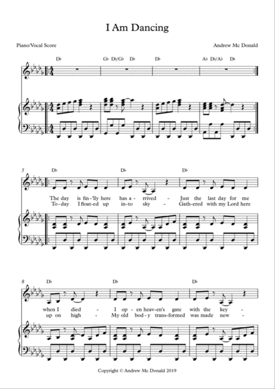 I Am Dancing Voice scores gallery preview page 2