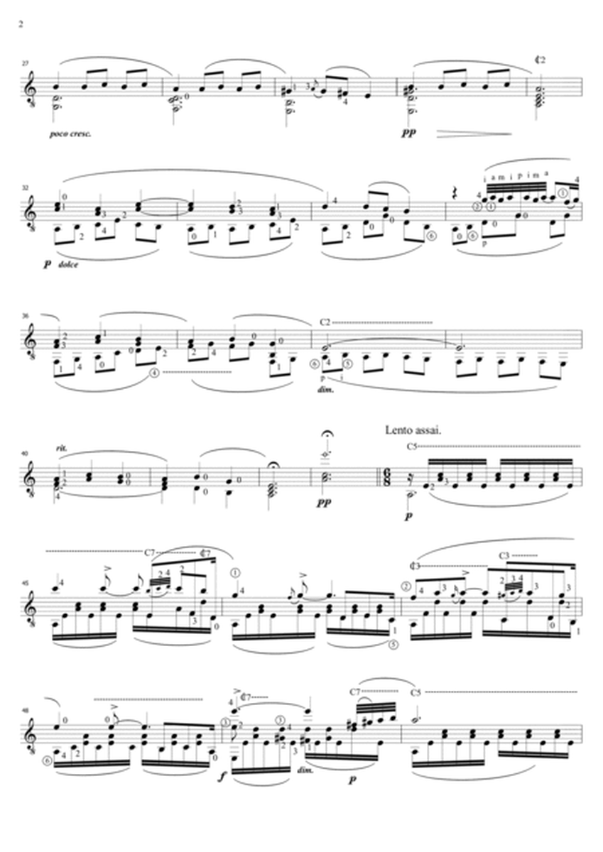 Guitar arrangement of the "Spanish dance No.2" (Danza Española n°2 "Oriental")