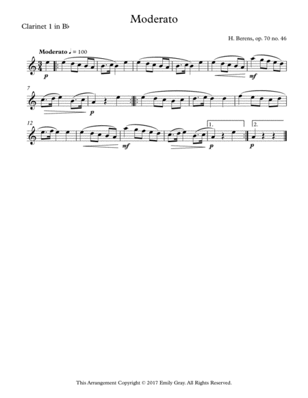 32 Clarinet Quartets