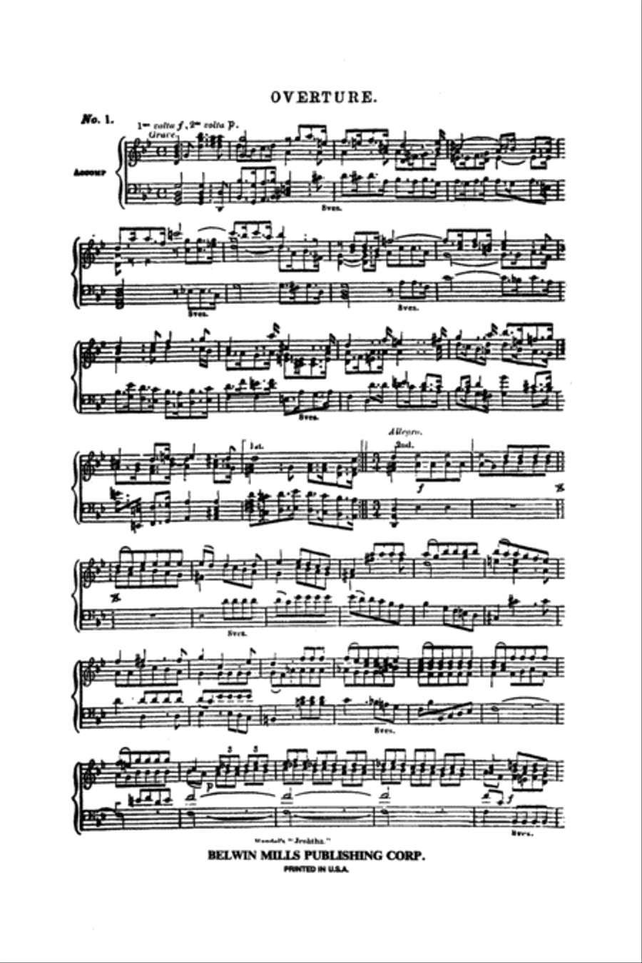 Jephtha (1752) 4-Part scores gallery preview page 4