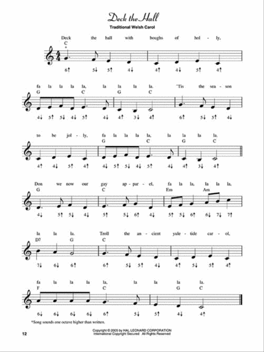 Christmas Classics for Harmonica Harmonica scores gallery preview page 6