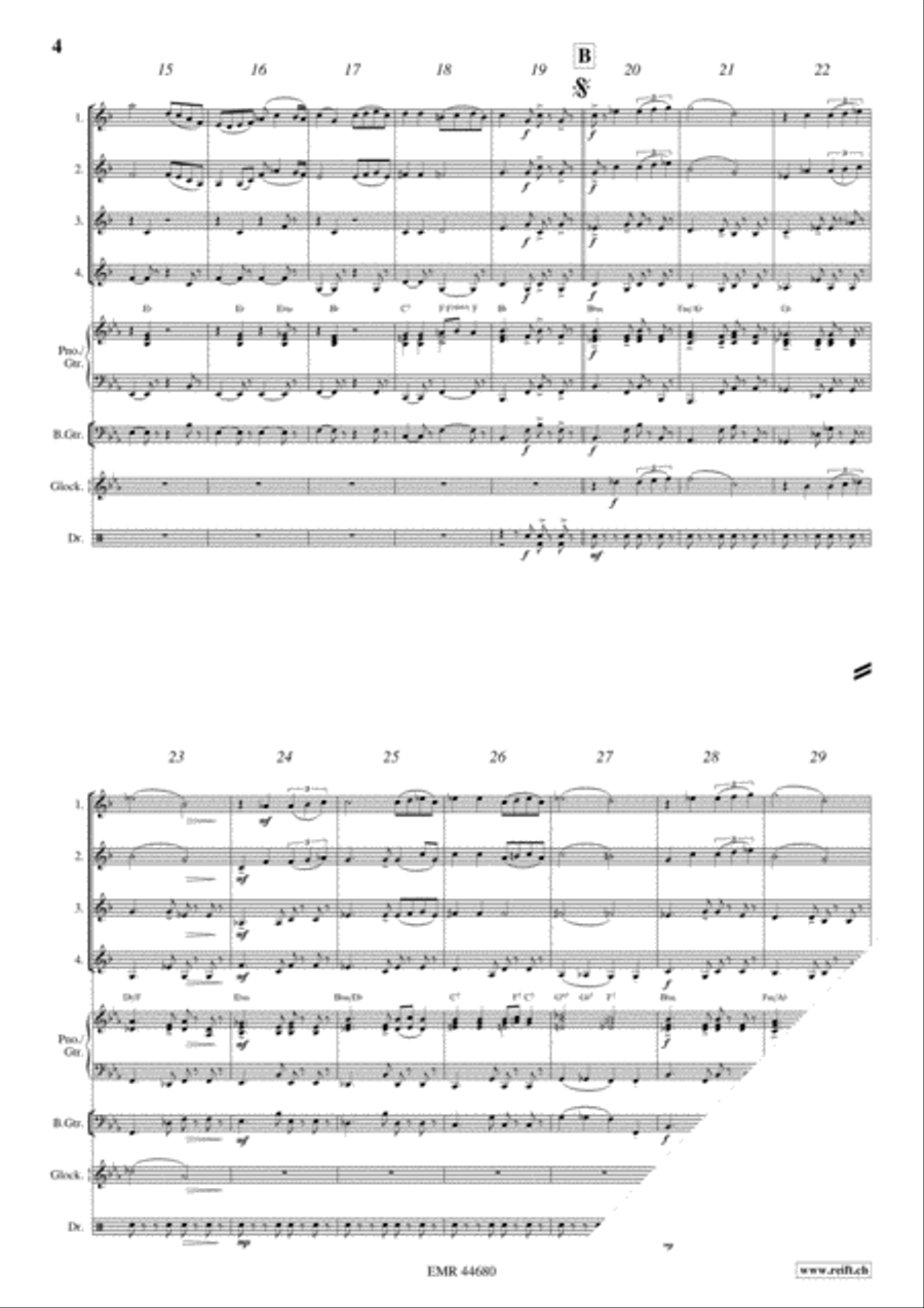 Por Una Cabeza Trumpet scores gallery preview page 4