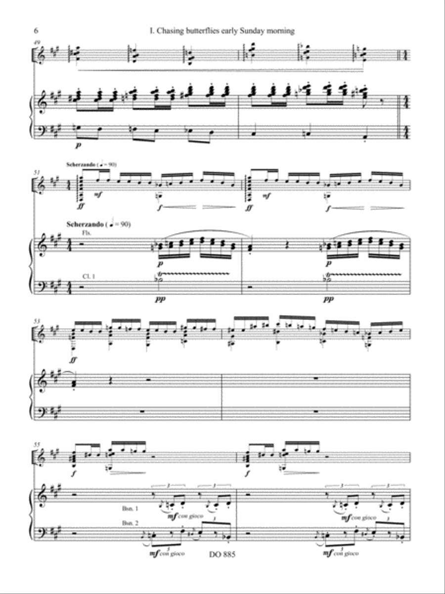 Gabi (réduction de piano) Orchestra scores gallery preview page 6