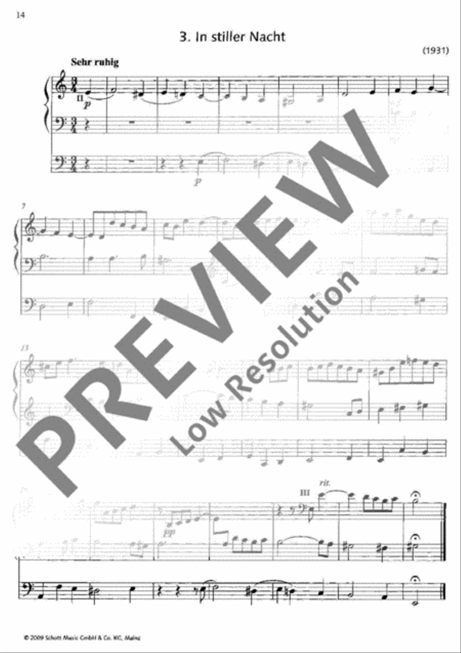 Six Organ Chorales Organ scores gallery preview page 15