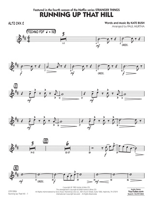 Book cover for Running Up That Hill (arr. Paul Murtha) - Alto Sax 2