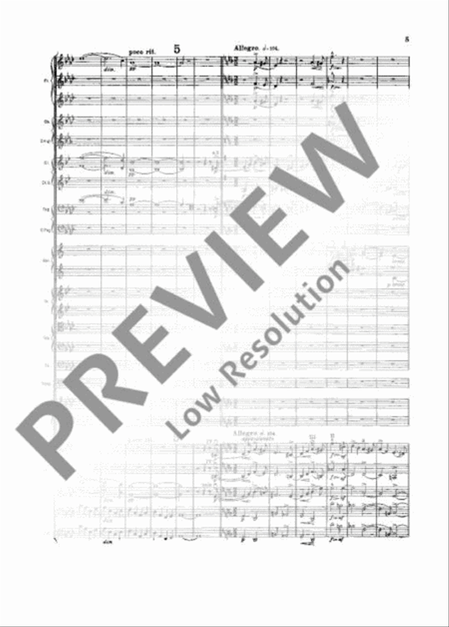 Symphony No. 1 Ab major Orchestra scores gallery preview page 14
