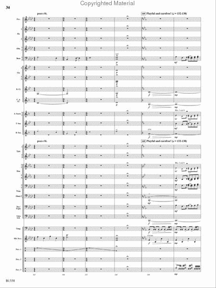 Rock Springs Saga Rock Springs Saga Concert Band scores gallery preview page 32