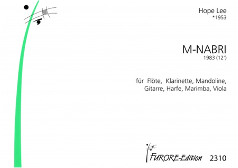 M-NABRI M-NABRI Clarinet scores gallery preview page 1