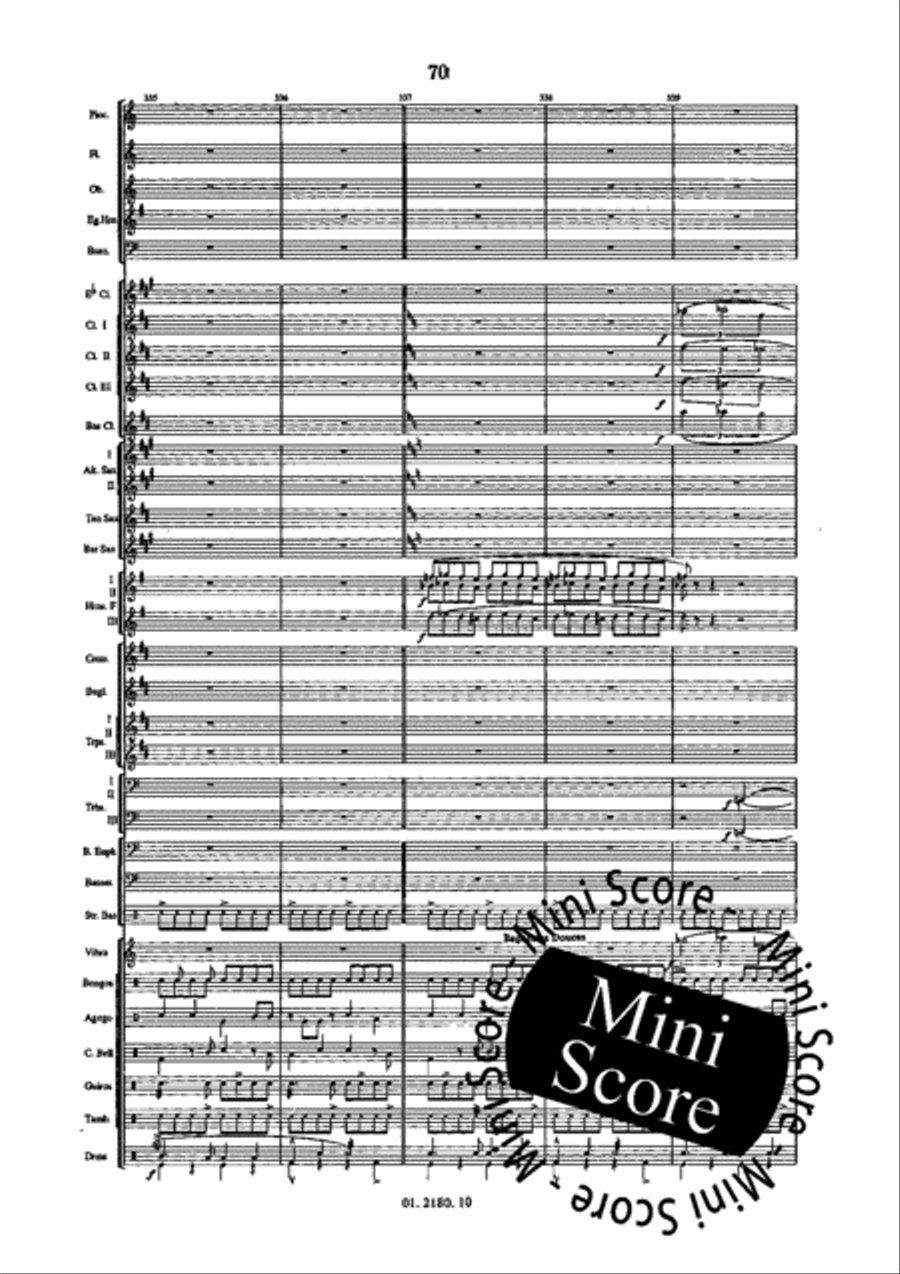 Brazilian Suite Brazilian Suite Concert Band scores gallery preview page 76