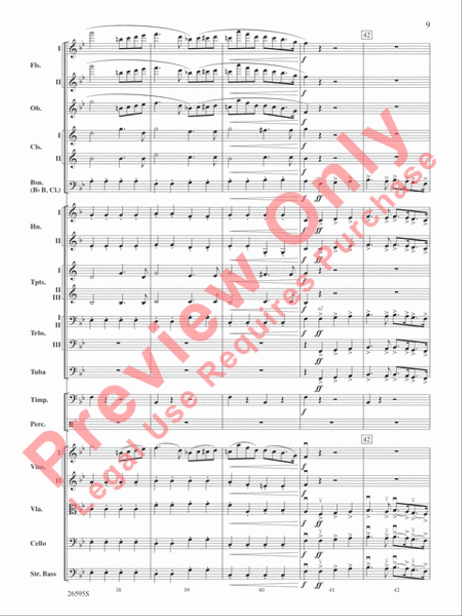 Grand March from Tannhäuser Full Orchestra scores gallery preview page 10