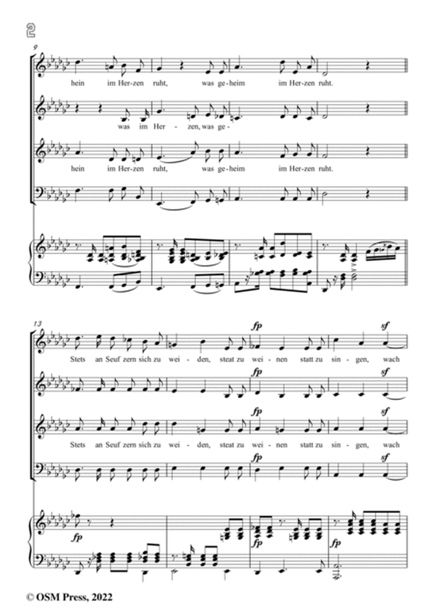 Schumann-Es ist verraten,Op.74 No.5,in G flat Major image number null