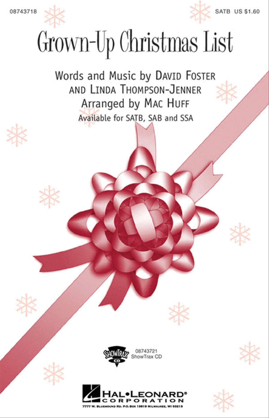 Grown-Up Christmas List 4-Part scores gallery preview page 1