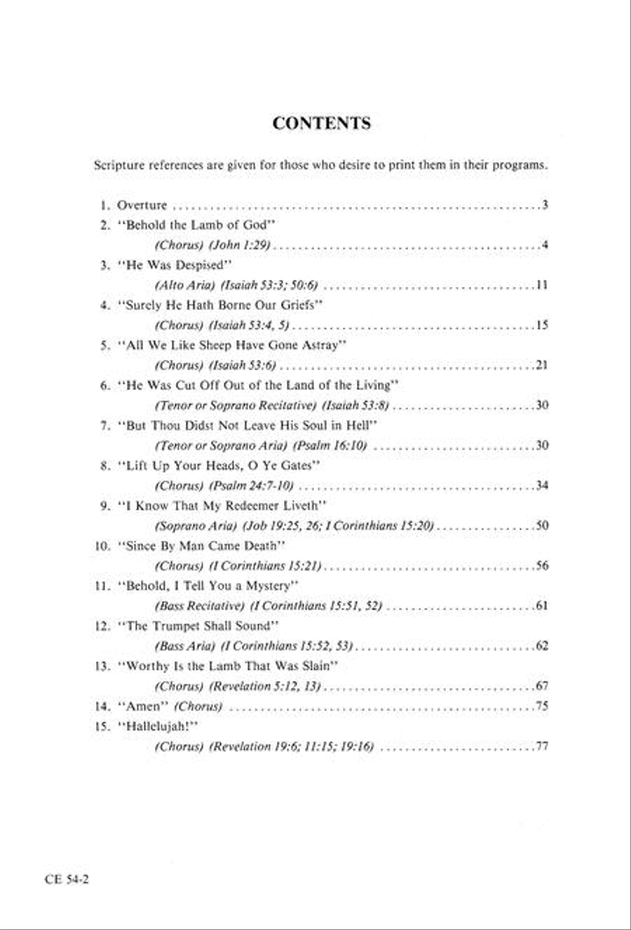 Handel's Messiah - The Easter Celebration 4-Part scores gallery preview page 4