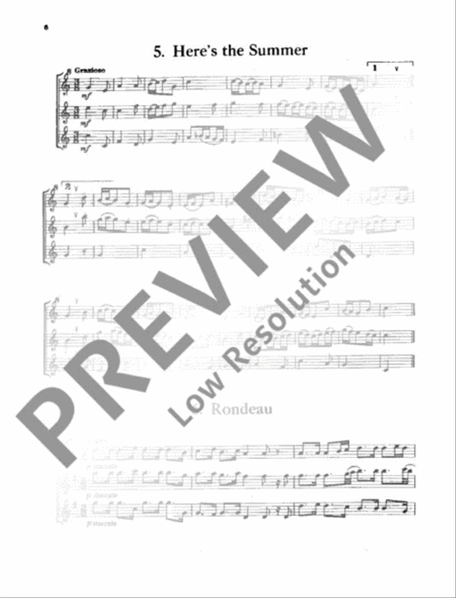 Henry Purcell Album Henry Purcell Album Alto Recorder scores gallery preview page 7