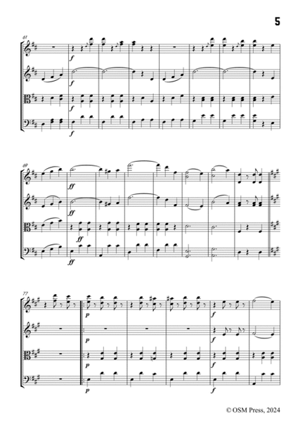 Johann Strauss II-An der schönen blauen Donau(The Blue Danube),,for String Quartet image number null
