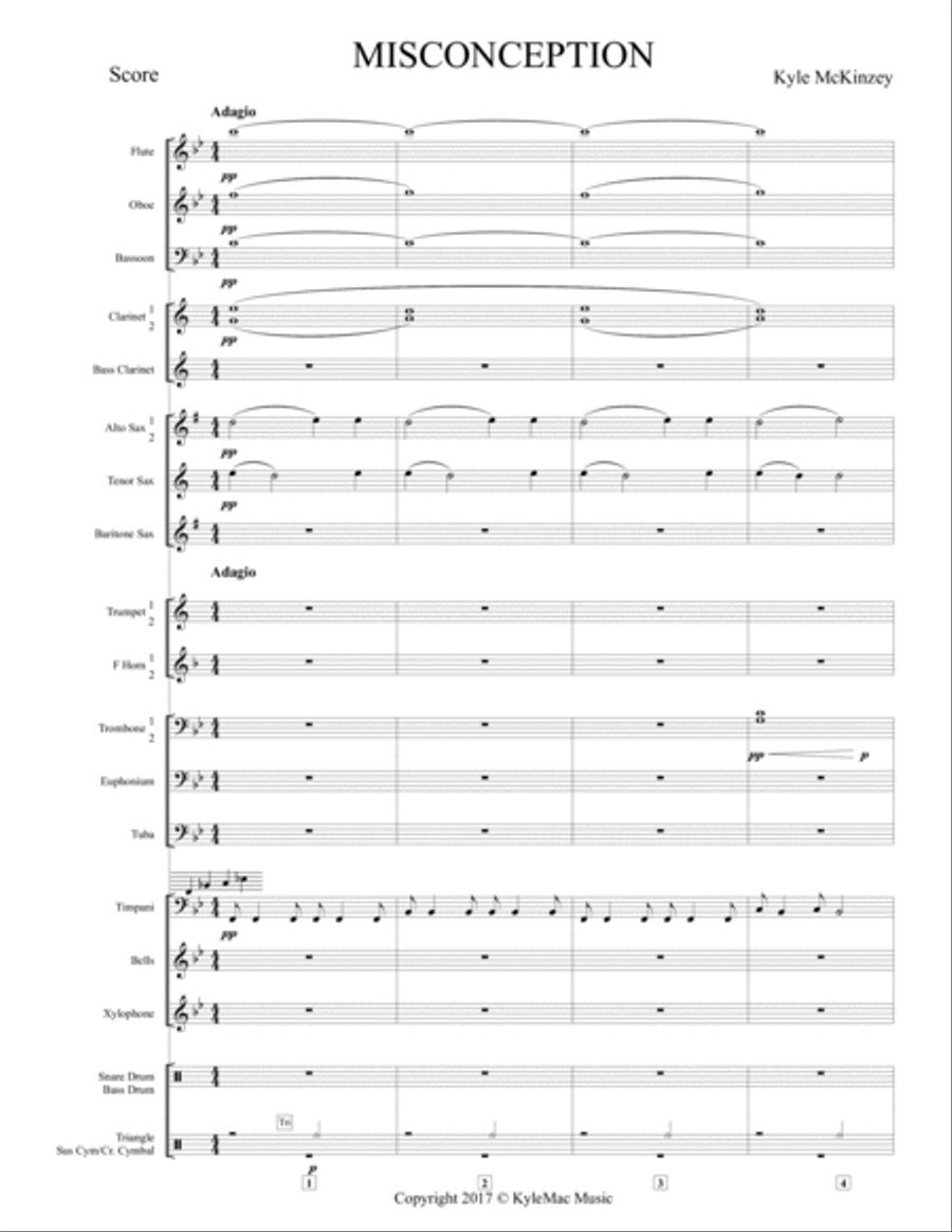Misconception Concert Band scores gallery preview page 2