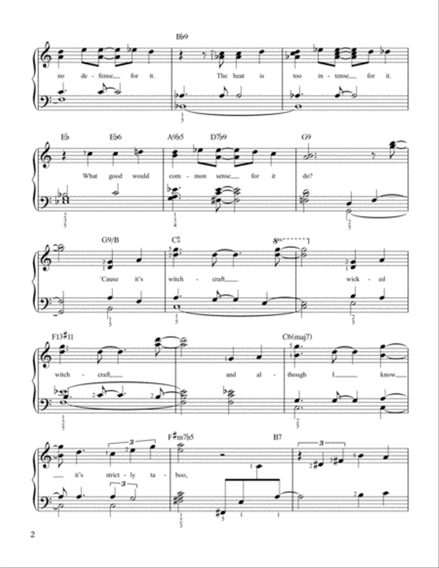 Witchcraft Witchcraft Easy Piano scores gallery preview page 2