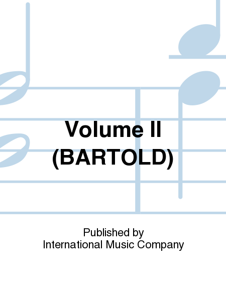 Volume II (BARTOLD)
