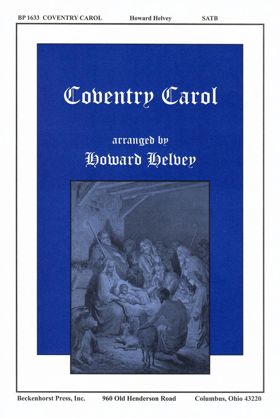 Coventry Carol - SATB 4-Part scores gallery preview page 1