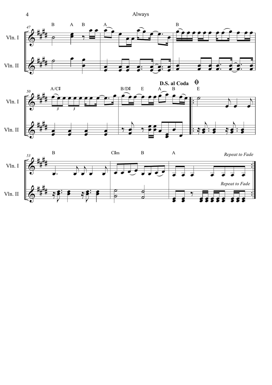 Always Always String Duet scores gallery preview page 4